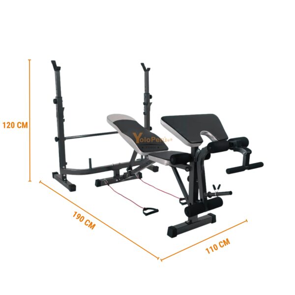 BANCA PLOMA CON RACK DESMONTABLE - Imagen 2