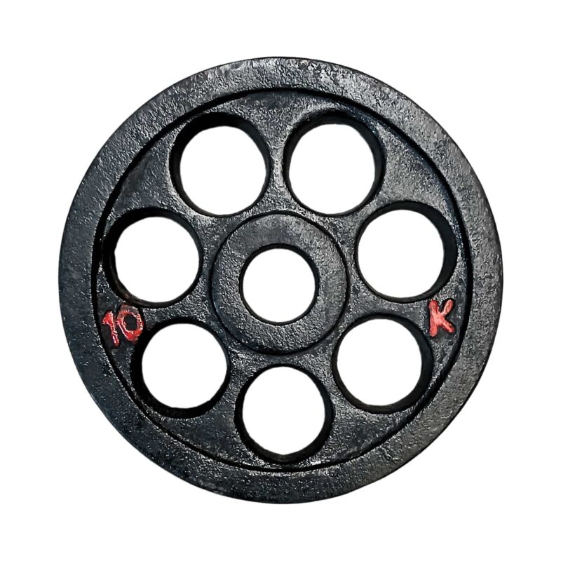 DISCOS OLIMPICO 10KG HIERRO - Imagen 2