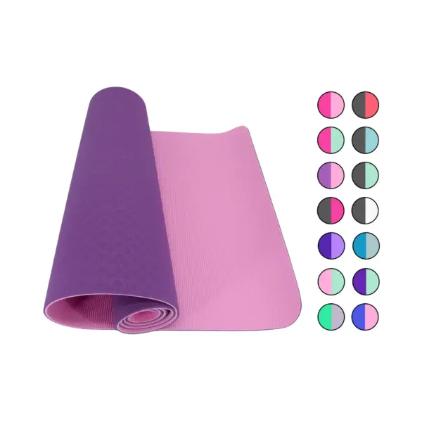 MAT DE YOGA 6MM DOBLE CARA