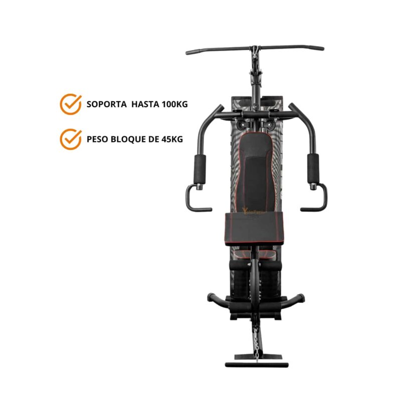 MINI GYM H7080A (4 PIEZAS) COLOR NEGRO REAL FITNESS - Imagen 4