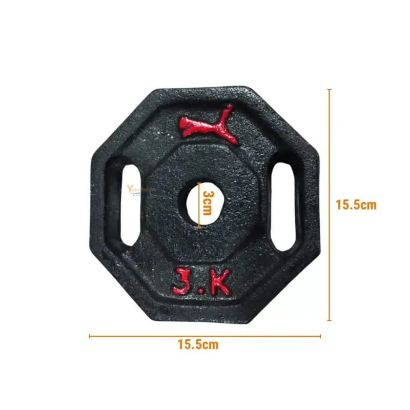 DISCOS 3KG HIERRO - Imagen 2
