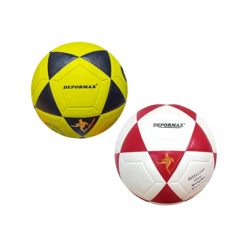PELOTA DE FUTBOL #4 CUERO PU DEPORMAX - Imagen 2