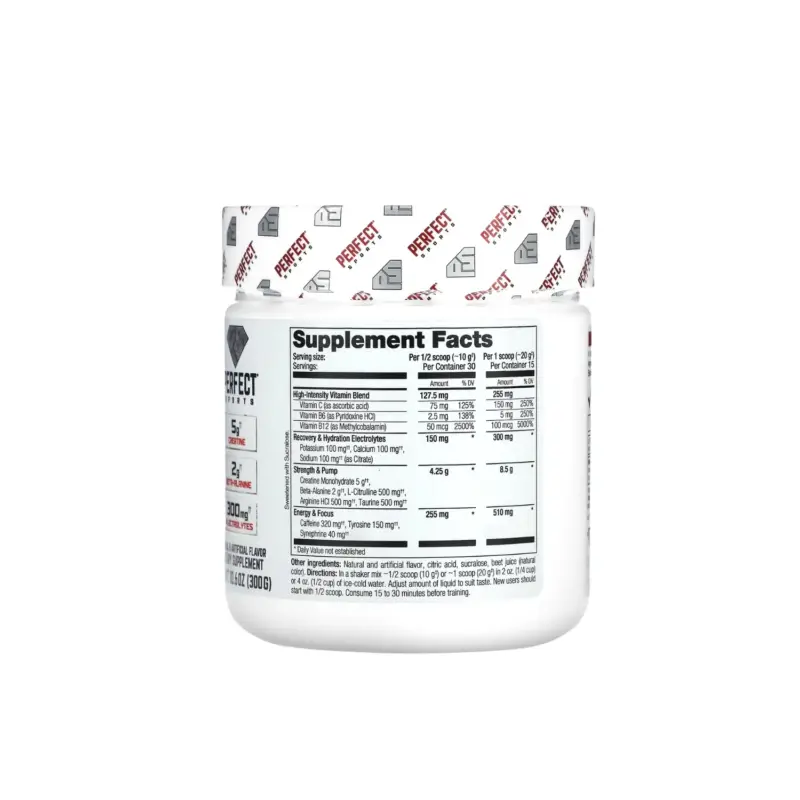 PRE ENTRENO IPREP PERFECT SPORT FRUIT PUNCH - Imagen 3