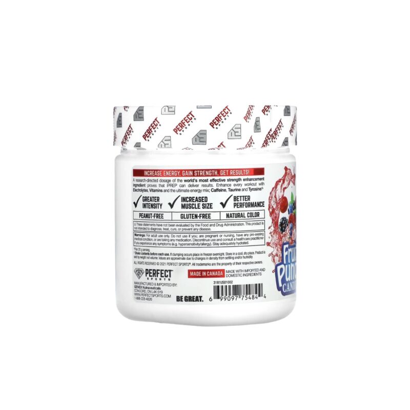 PRE ENTRENO IPREP PERFECT SPORT FRUIT PUNCH - Imagen 2