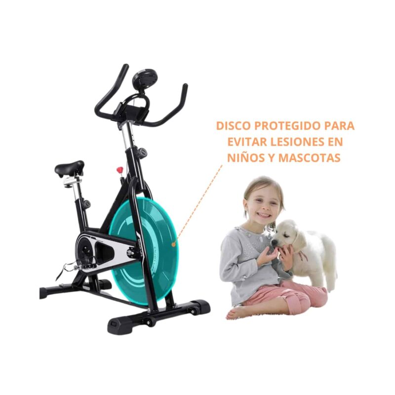 BICICLETA SPINNING DE 12KG FRENO MAGNÉTICO - Imagen 5