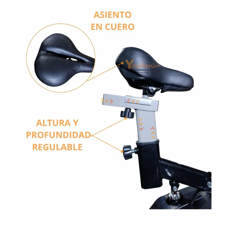 BICICLETA SPINNING DE 15KG  YL-700 - Imagen 6