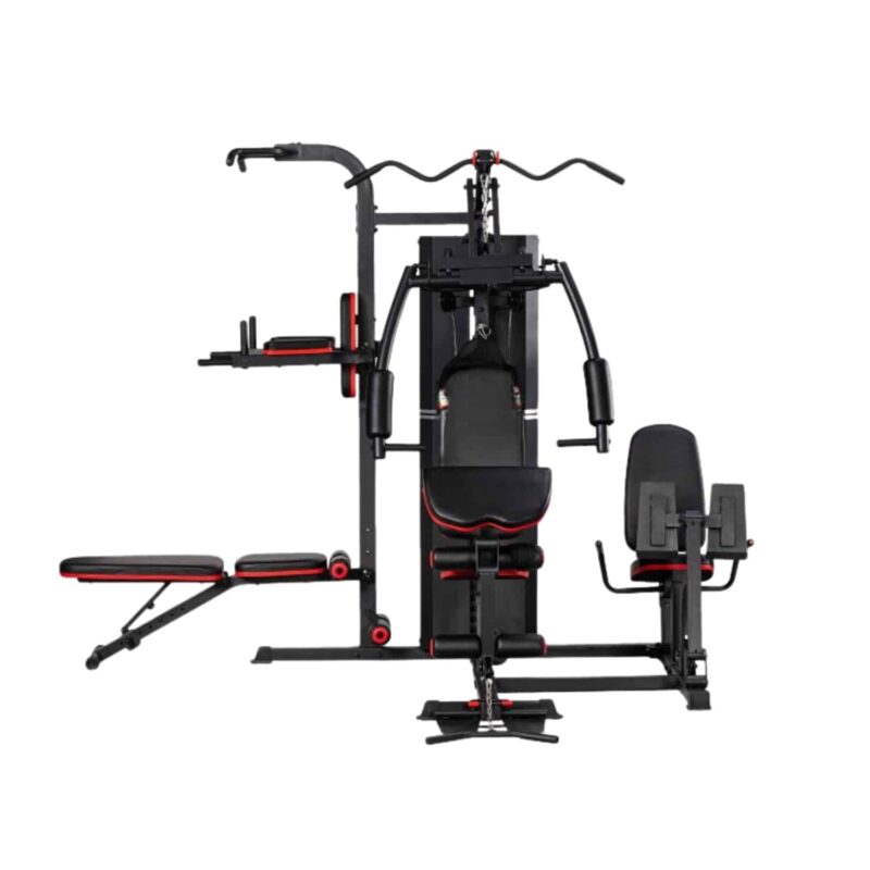 MINI GYM 3 ESTACIONES CON PRENSA MHG6320P (6 PIEZAS) - Imagen 4