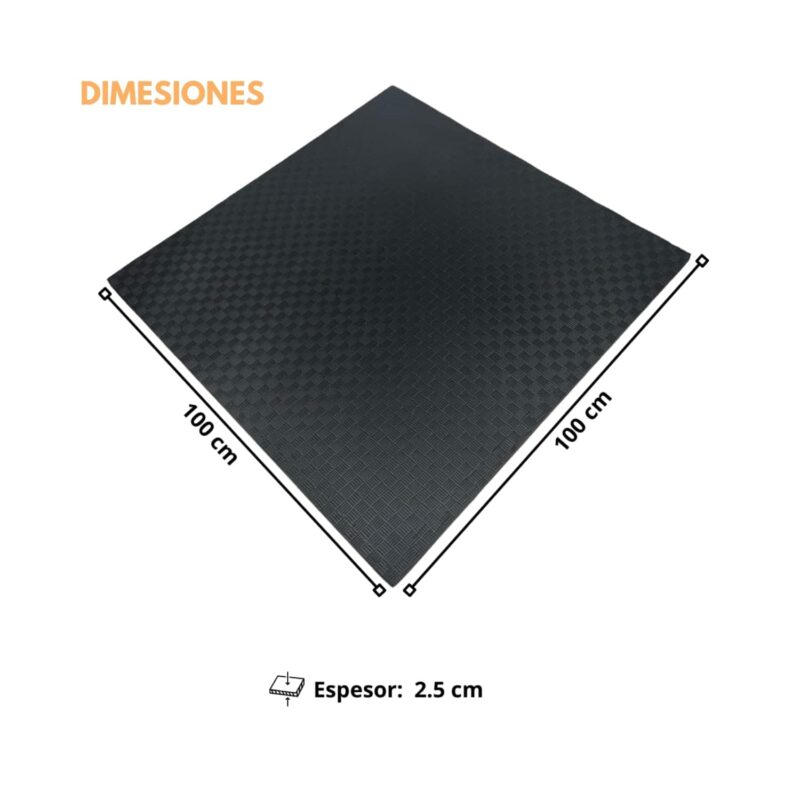 PISO TATAMI GOMA EVA 100x100x2.5CM - Imagen 2