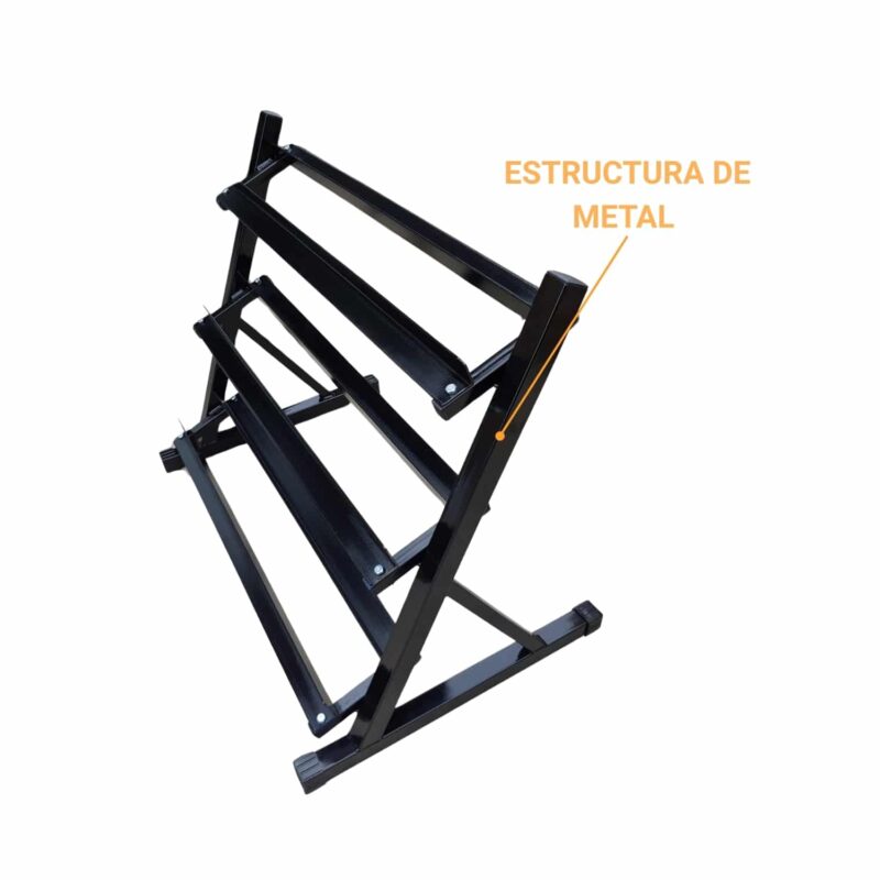 RACK DE MANCUERNAS 3 NIVELES - Imagen 4