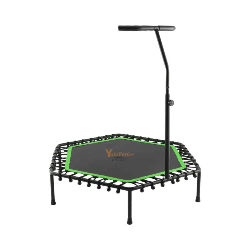 TRAMPOLIN HEXAGONAL CON SOPORTE 110CM DIAMETRO X 125CM ALTO MAX SPORT - Imagen 7