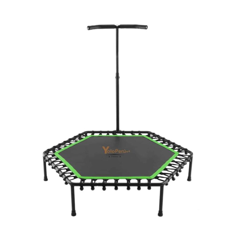 TRAMPOLIN HEXAGONAL CON SOPORTE 110CM DIAMETRO X 125CM ALTO MAX SPORT - Imagen 8