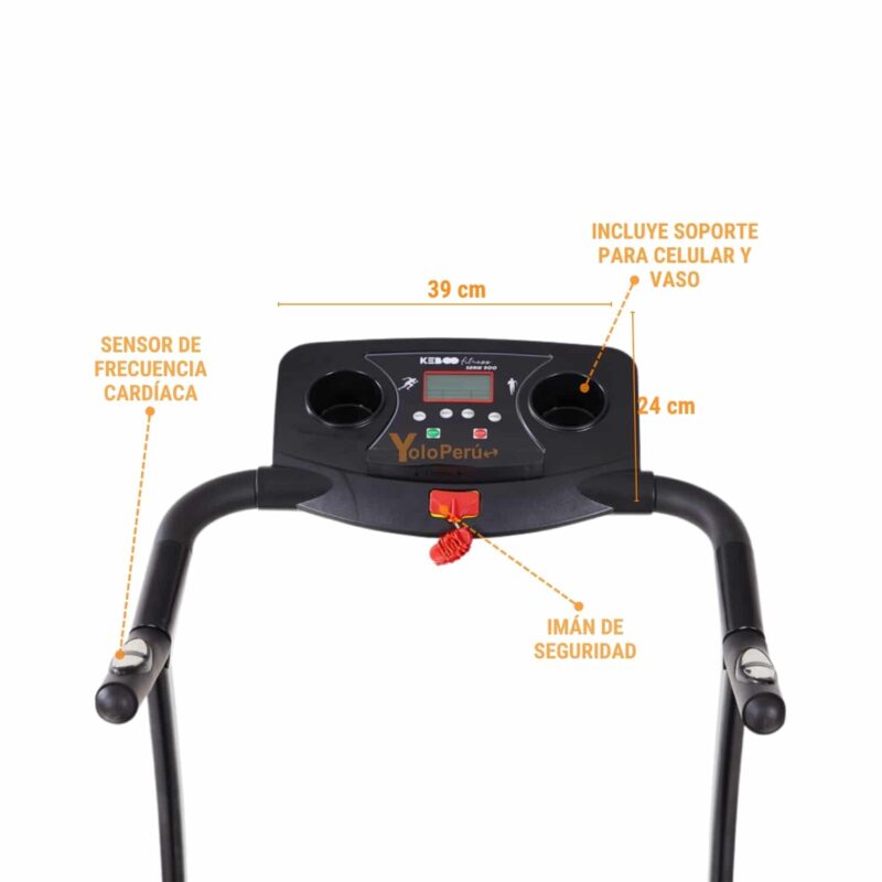 TROTADORA ELECTRICA 2HP BLACK FIT MODEL: K2 - Imagen 4
