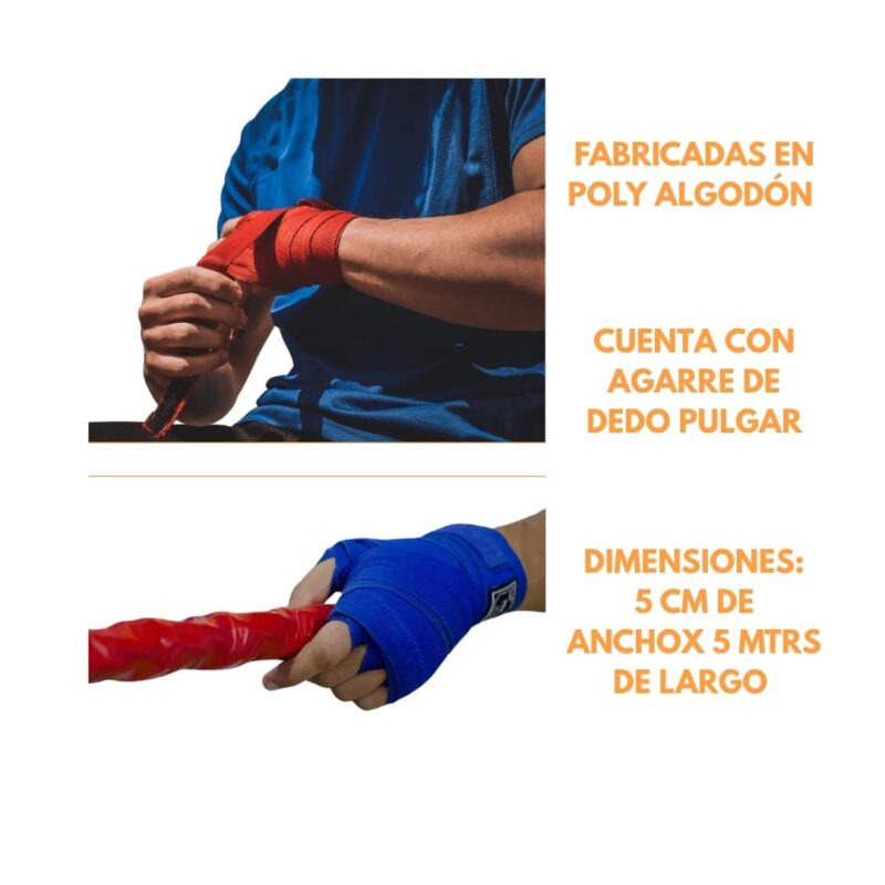 VENDAS DE BOXEO UPPERCUT - Imagen 2