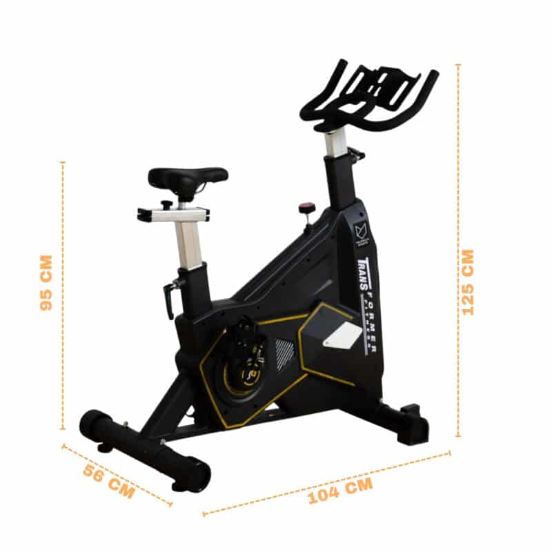 BICICLETA SPINNING DE 20KG PROFESIONAL TRANSFORMER BF SPG-1 - Imagen 2