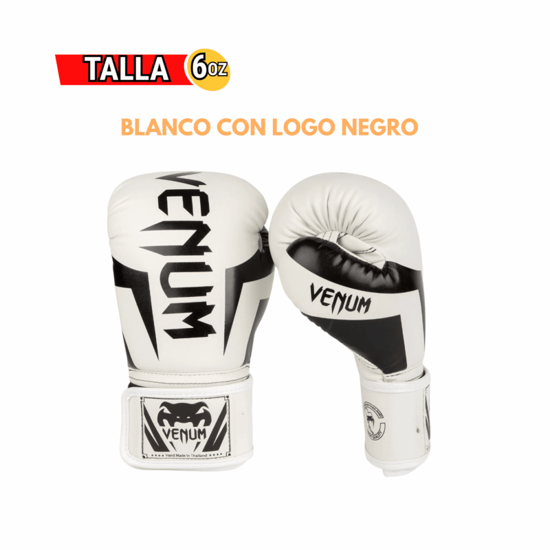 GUANTES DE BOX VENUM LOGO NEGRO - Imagen 3
