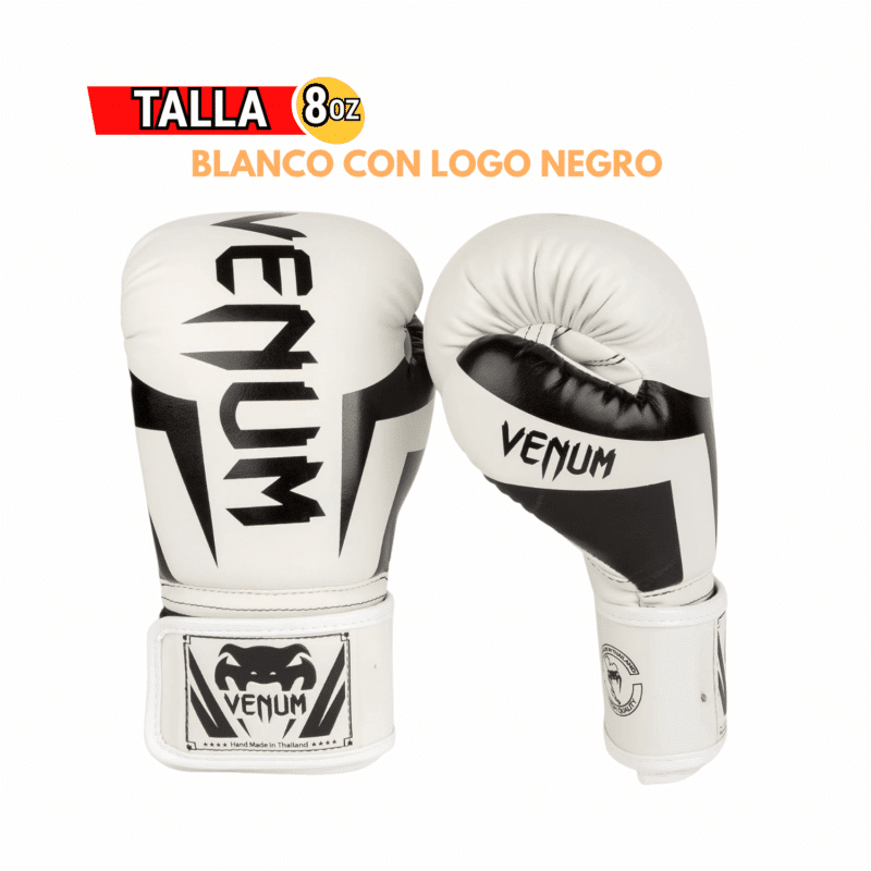 GUANTES DE BOX VENUM LOGO NEGRO - Imagen 5
