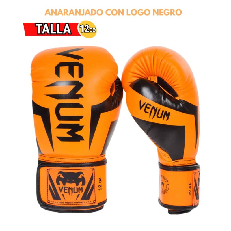 GUANTES DE BOX VENUM LOGO NEGRO - Imagen 6