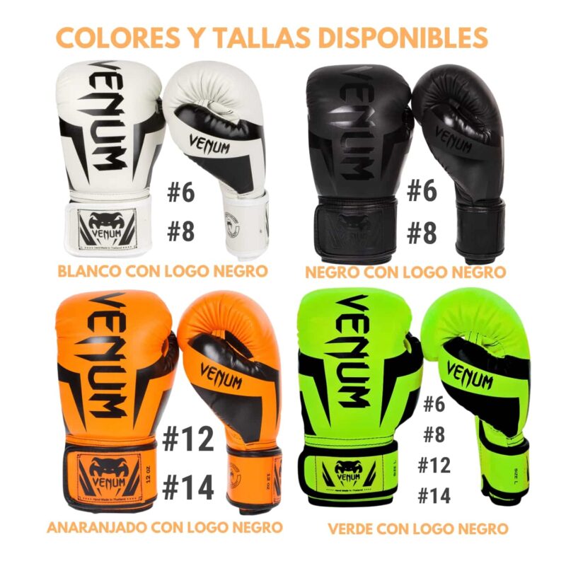 GUANTES DE BOX VENUM LOGO NEGRO