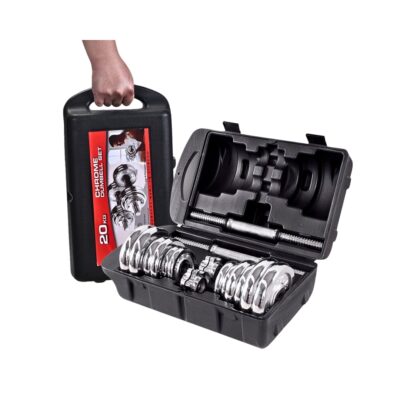MALETIN DE MANCUERNAS 20KG CON ADAPTADOR